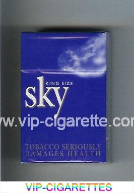 Sky cigarettes blue hard box