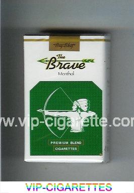 The Brave Menthol Premium Blend cigarettes soft box