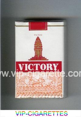 Victory cigarettes white and red soft box