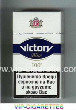 Victory Blue 100s cigarettes hard box