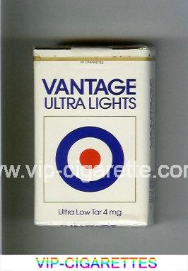 Vantage Ultra Lights Cigarettes soft box