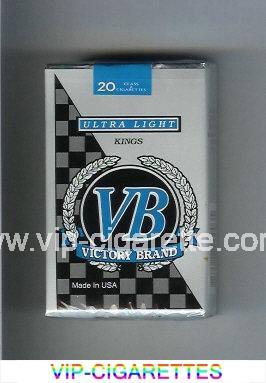 VB Victory Brand Ultra Light Kings cigarettes soft box