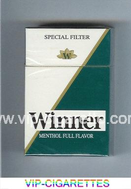 Winner Menthol Full Flavor Special Filter Cigarettes hard box