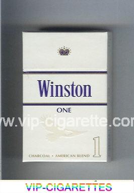 Winston One 1 cigarettes hard box